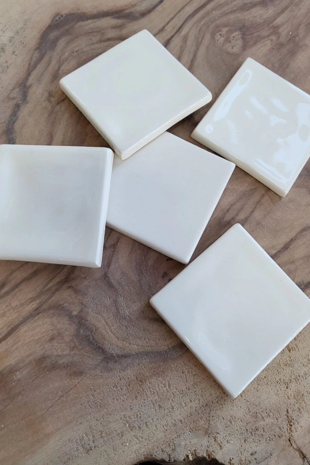 Petits carreaux de faïence - Pleins - lot de 10