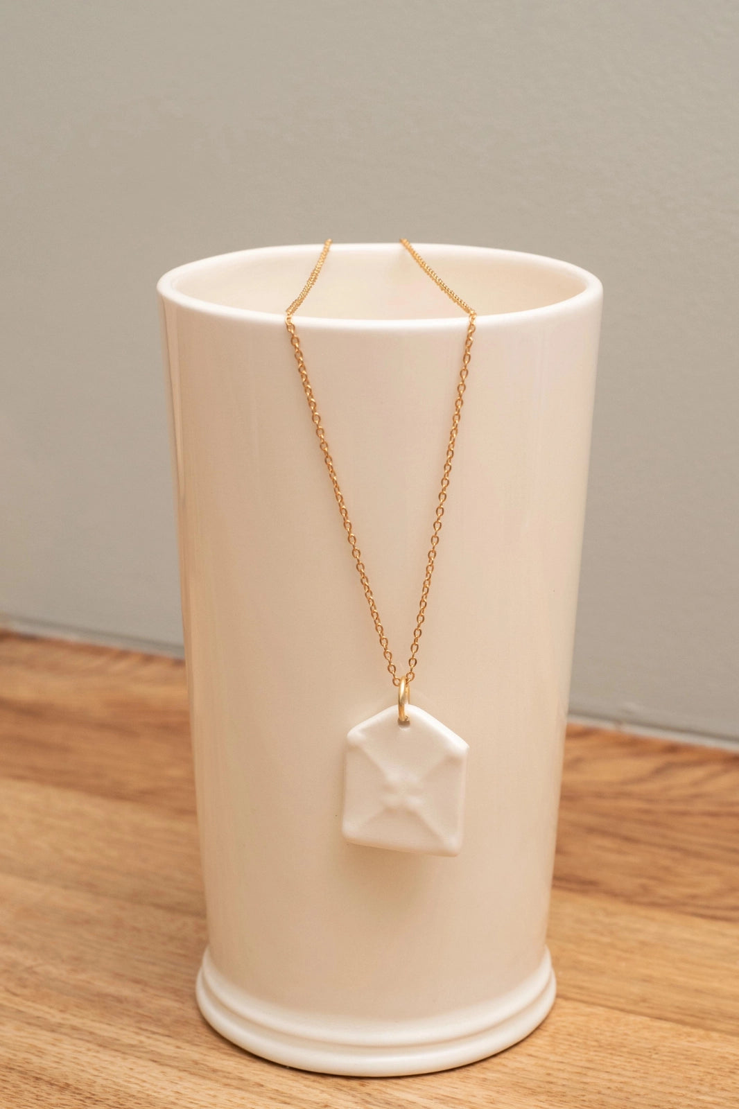 Pendant Desvres tile - Desvres earthenware