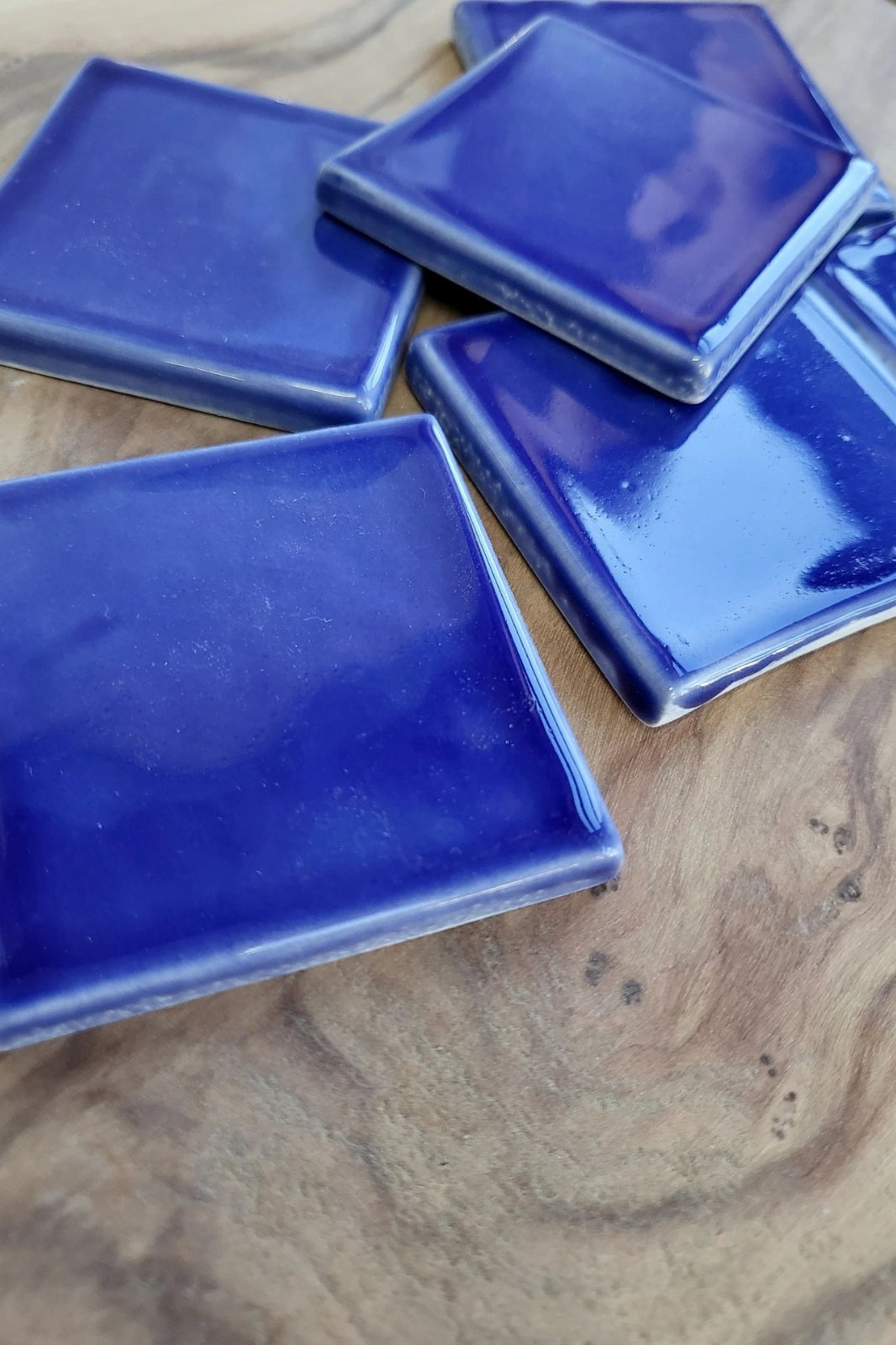 Petits carreaux de faïence - Pleins - lot de 10