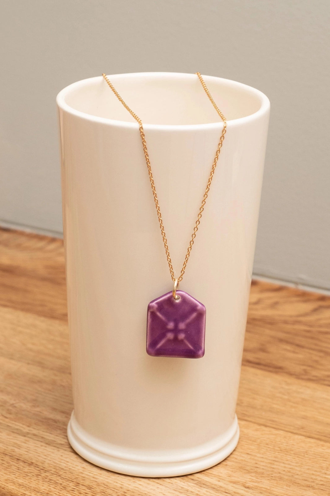 Pendant Desvres tile - Desvres earthenware