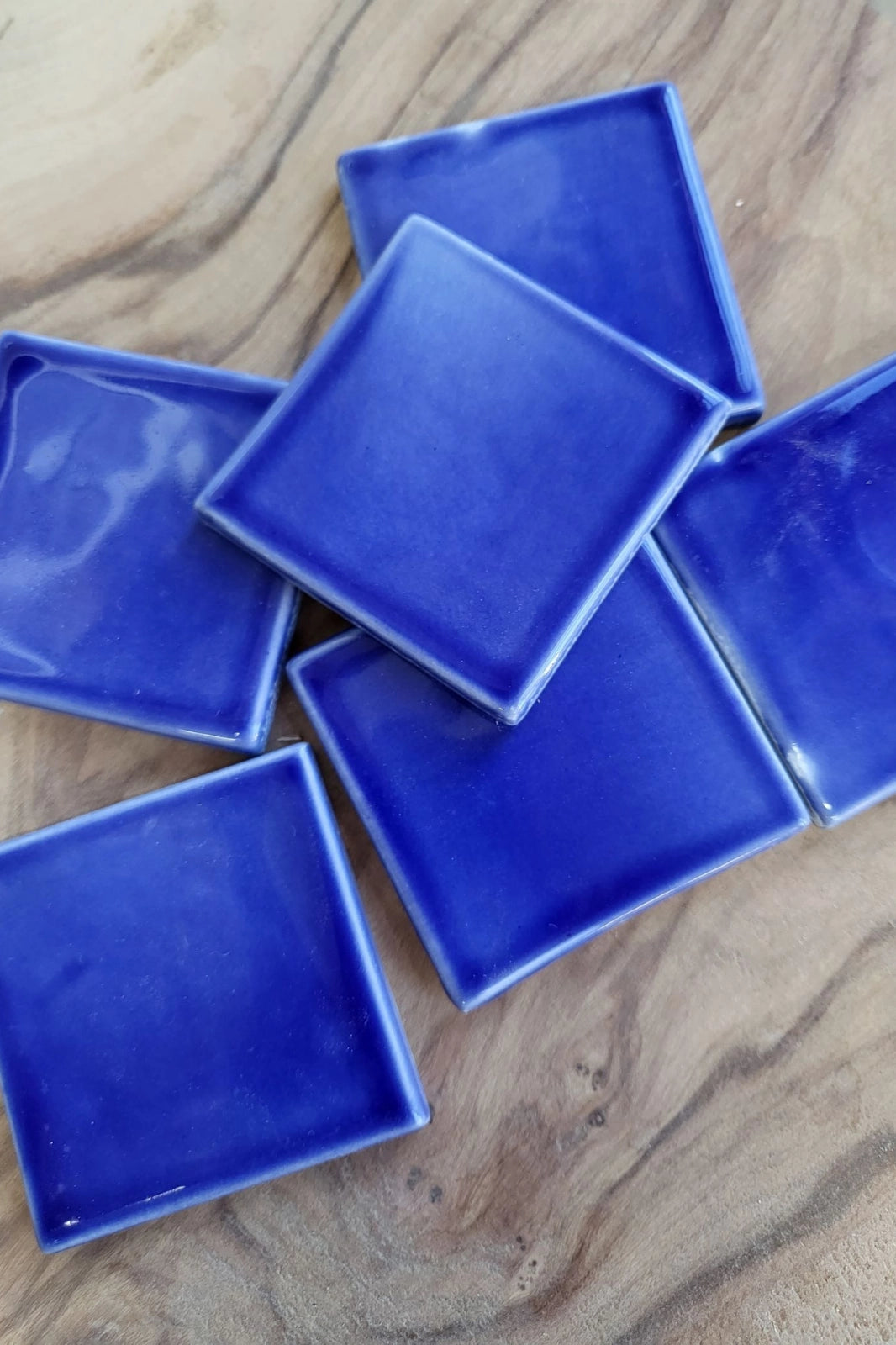 Petits carreaux de faïence - Pleins - lot de 10